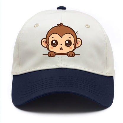 Baby Monkey  - Two Tone Cap - Navy