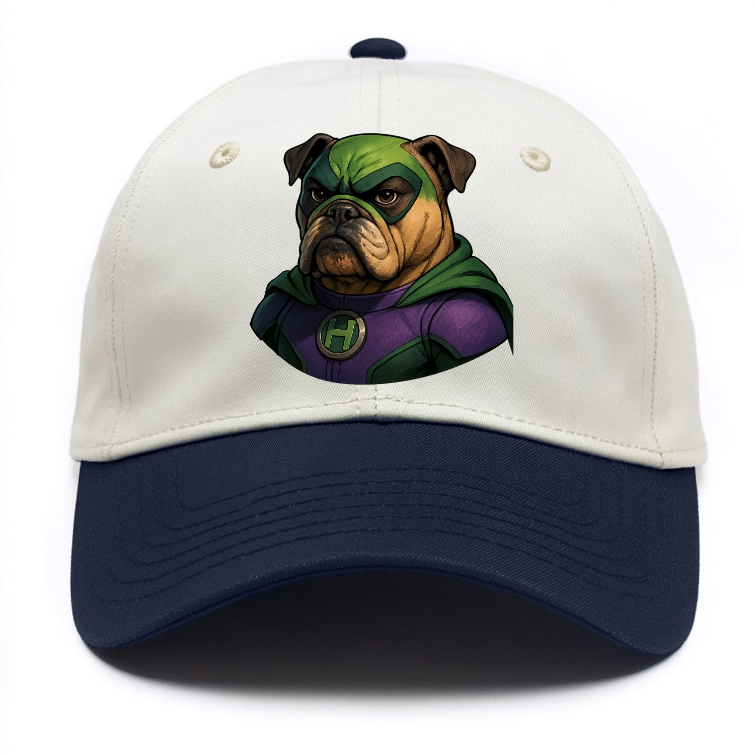 Bulldog Strong Hero  - Two Tone Cap - Navy