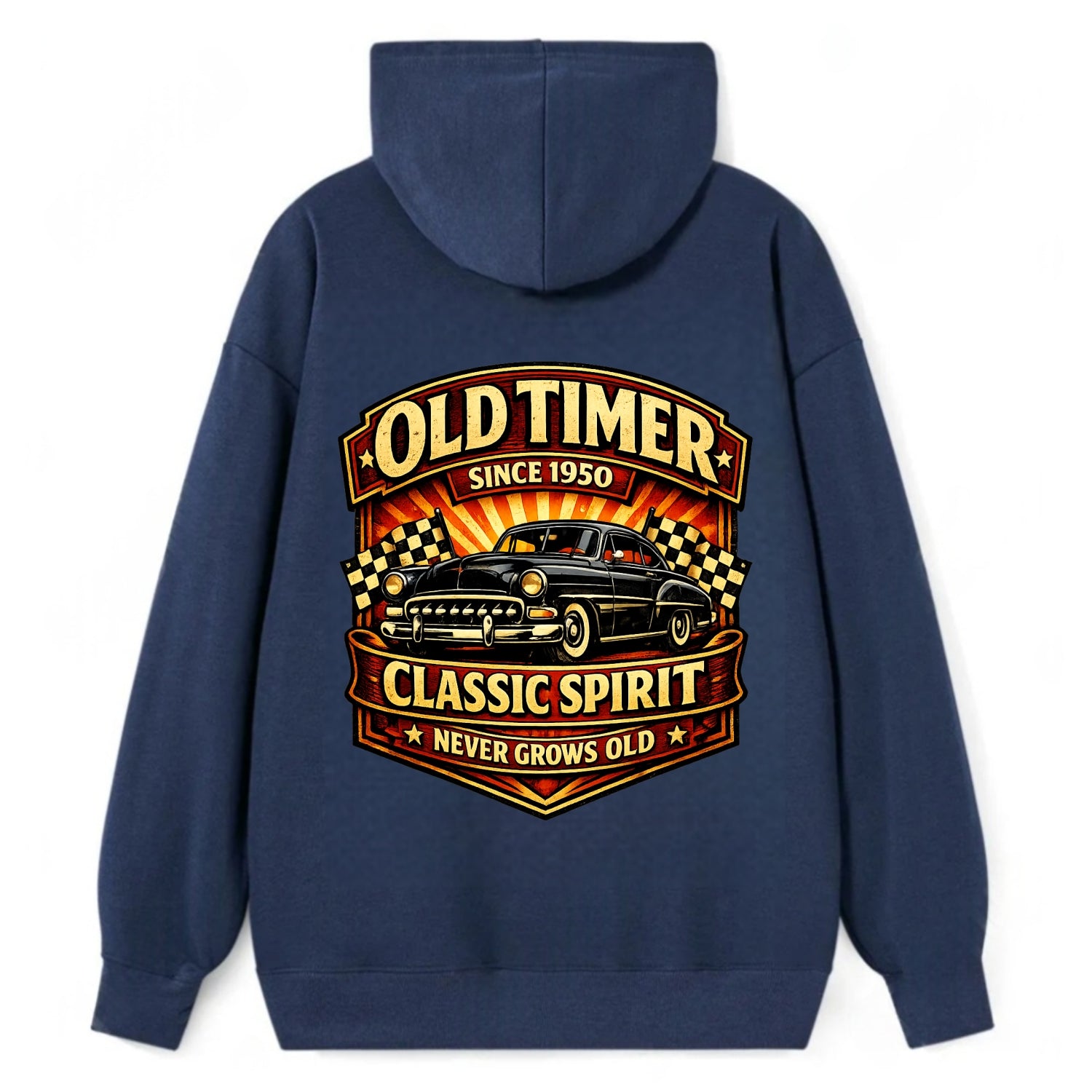 Old Timer Classic Spirit - Classic Pullover Hoodie - Navy