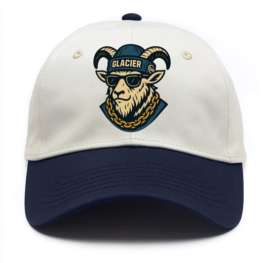 Glacier Mountain Goat - Two Tone Cap - Navy