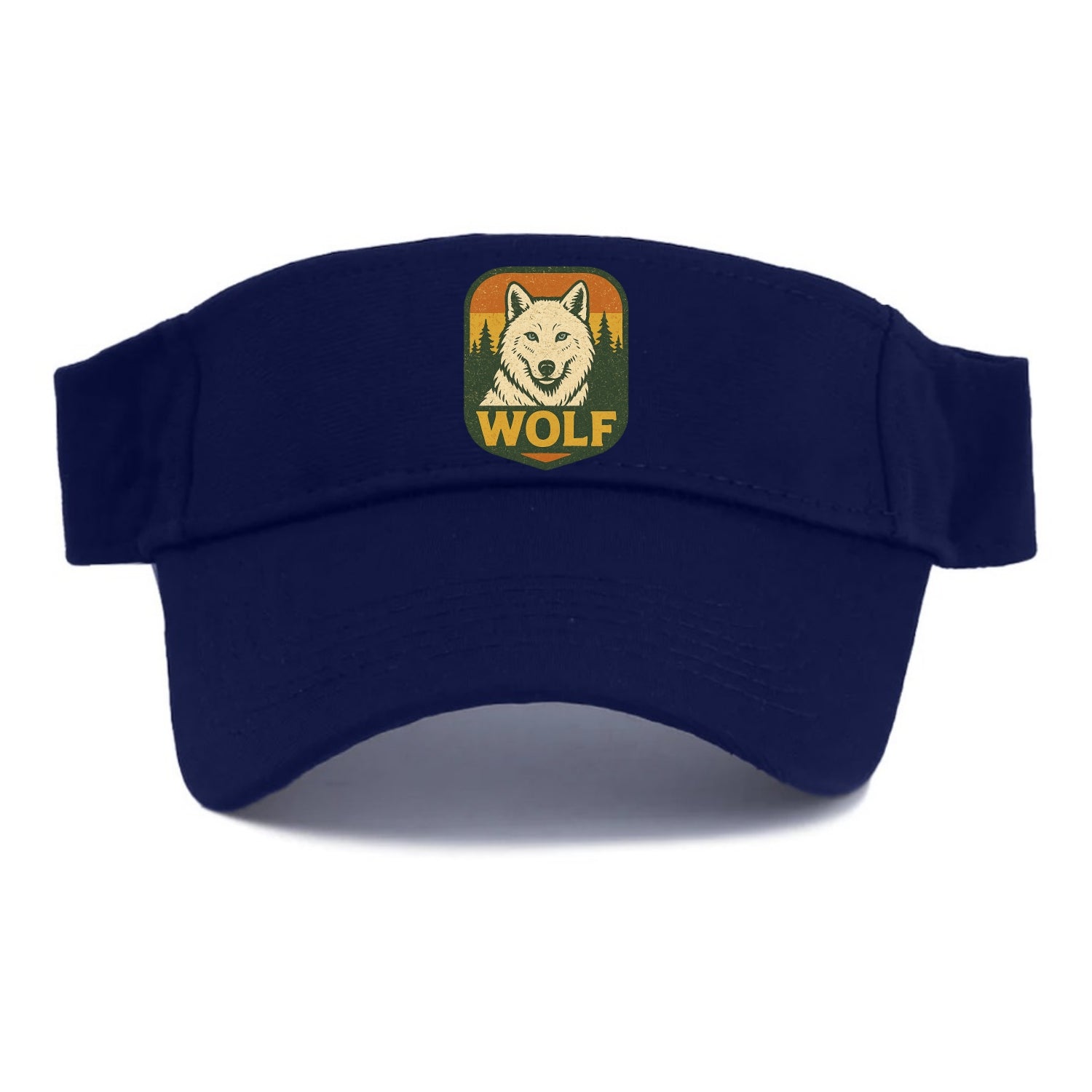 Arctic White Wolf  - Visor - Navy