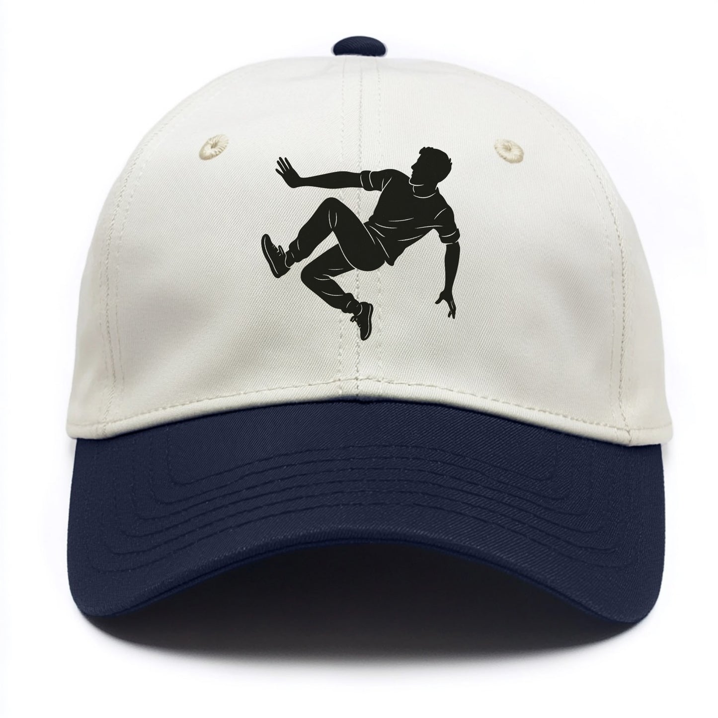 Parkour athlete wall run - Two Tone Cap - Navy