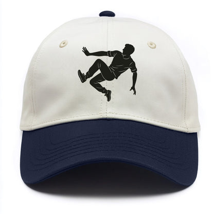 Parkour athlete wall run - Two Tone Cap - Navy