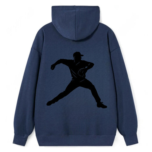 Baseball pitcher wind-up motion - Classic Pullover Hoodie