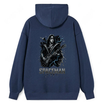 Silver Splash - Classic Pullover Hoodie - Navy