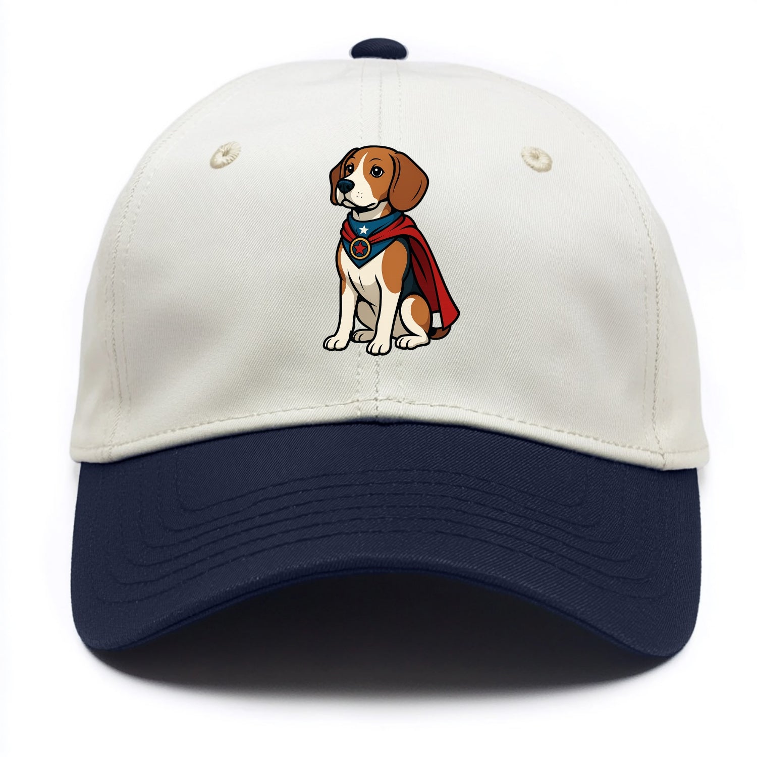 Beagle Patriotic Hero  - Two Tone Cap - Navy