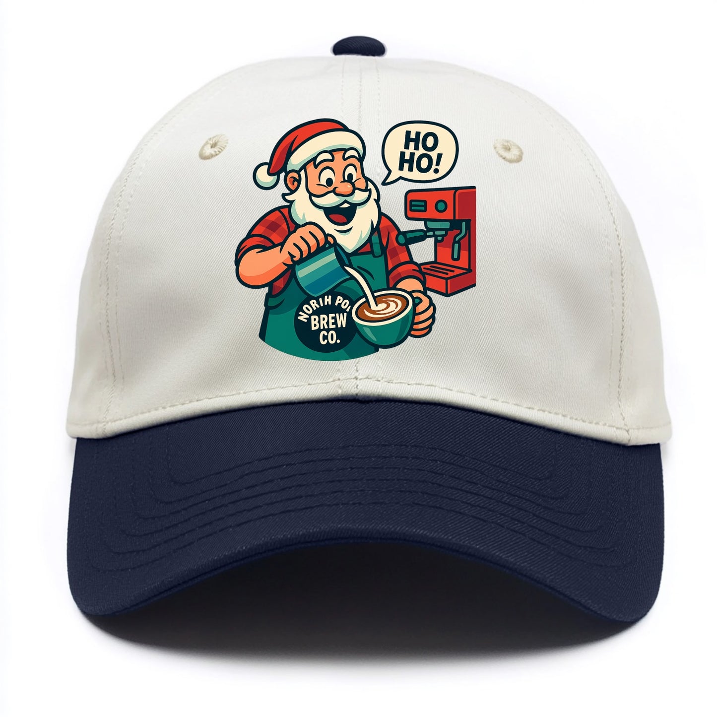 Santa Barista - Two Tone Cap - Navy