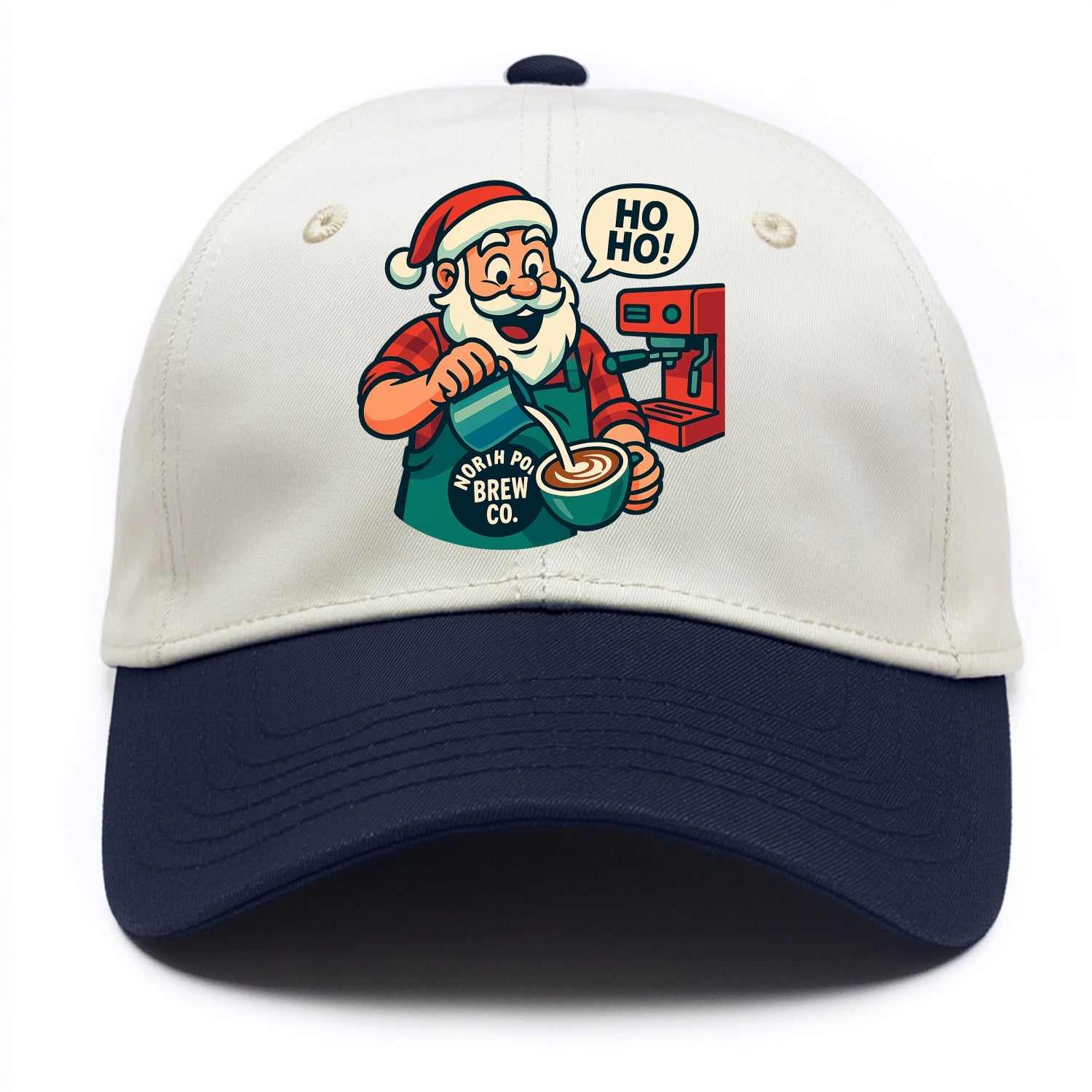 Santa Barista - Two Tone Cap - Navy