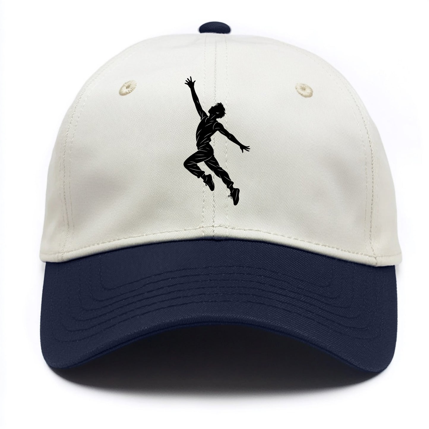 Modern dancer reaching skyward - Two Tone Cap - Navy