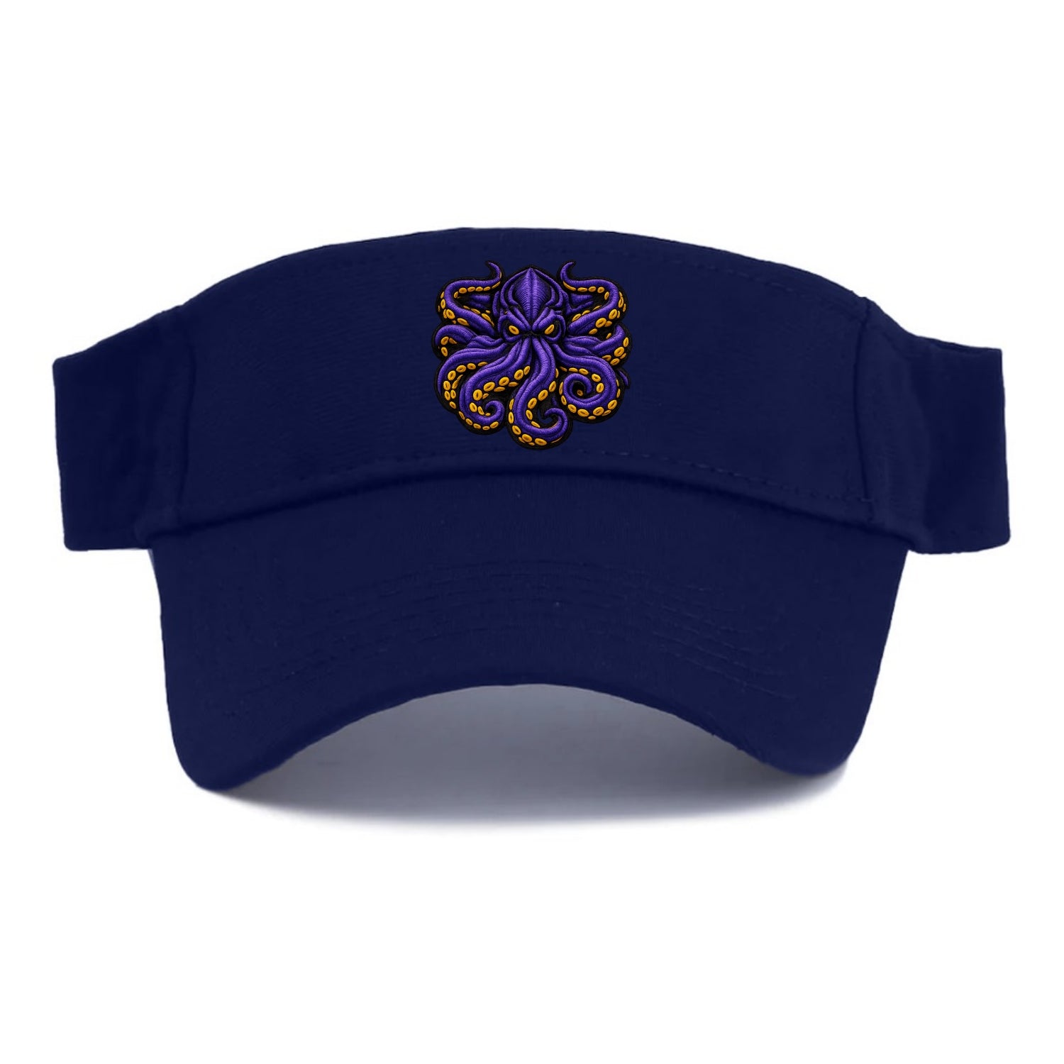 KRAKEN TENTACLES - sea monster in purple and black , deep sea - Visor - Navy