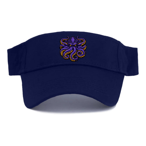 KRAKEN TENTACLES - sea monster in purple and black , deep sea - Visor