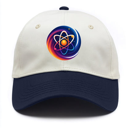 Micro Macro - Atom structure expanding i - Two Tone Cap - Navy