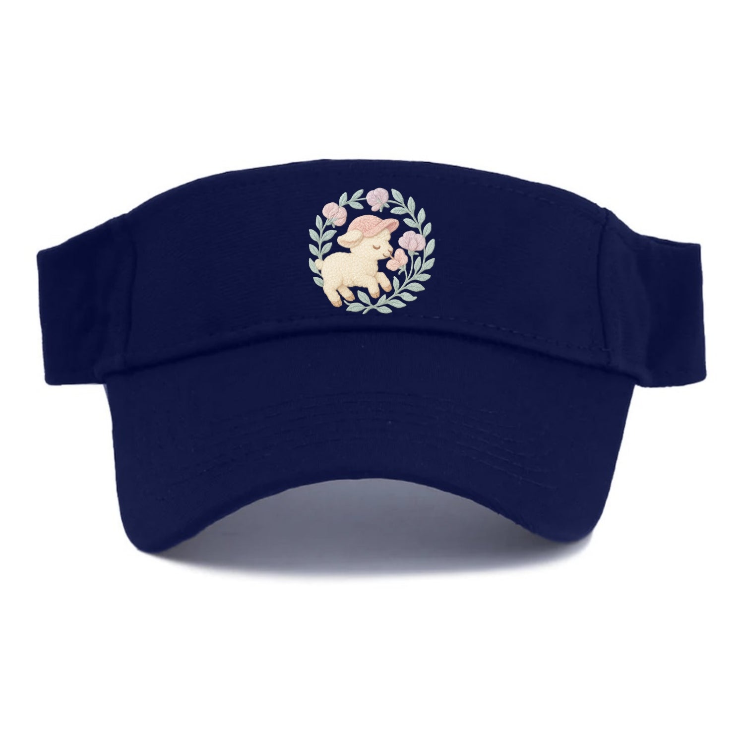 Lamb Sweet Peas  - Visor - Navy