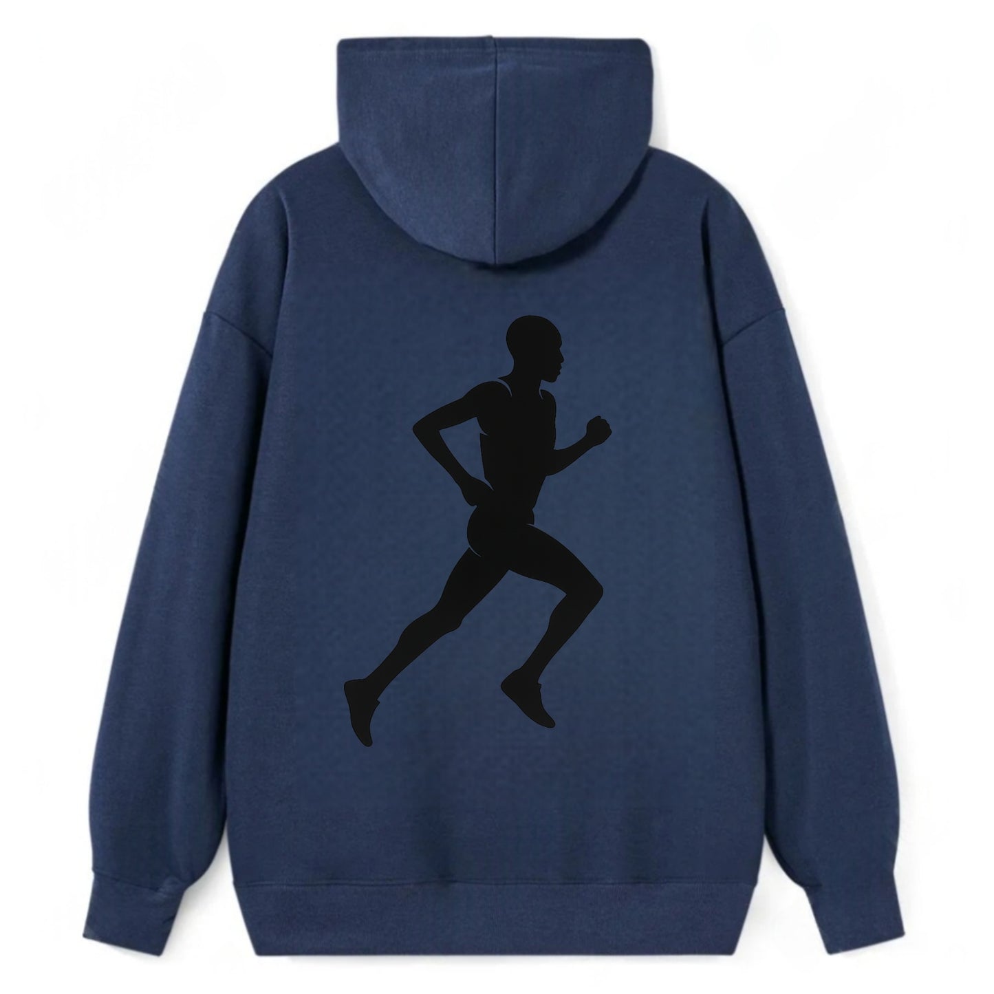 Kenyan distance runner stride - Classic Pullover Hoodie - Navy