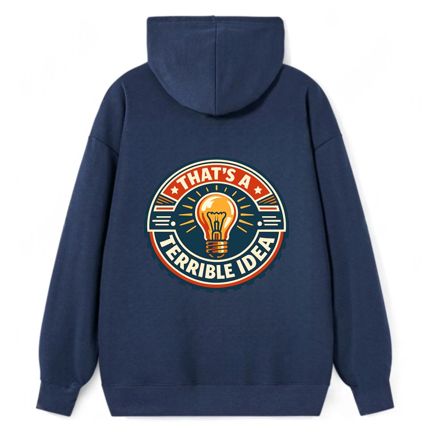 Bold Idea Rebellion - Classic Pullover Hoodie - Navy