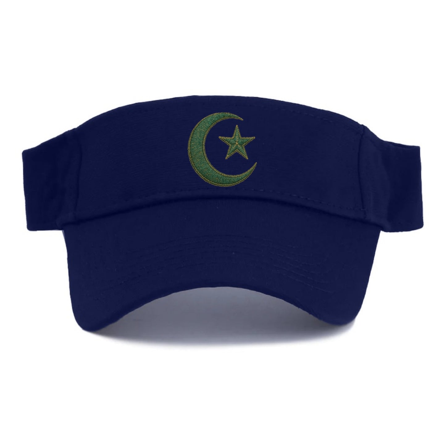 Crescent Moon and Star - Visor - Navy