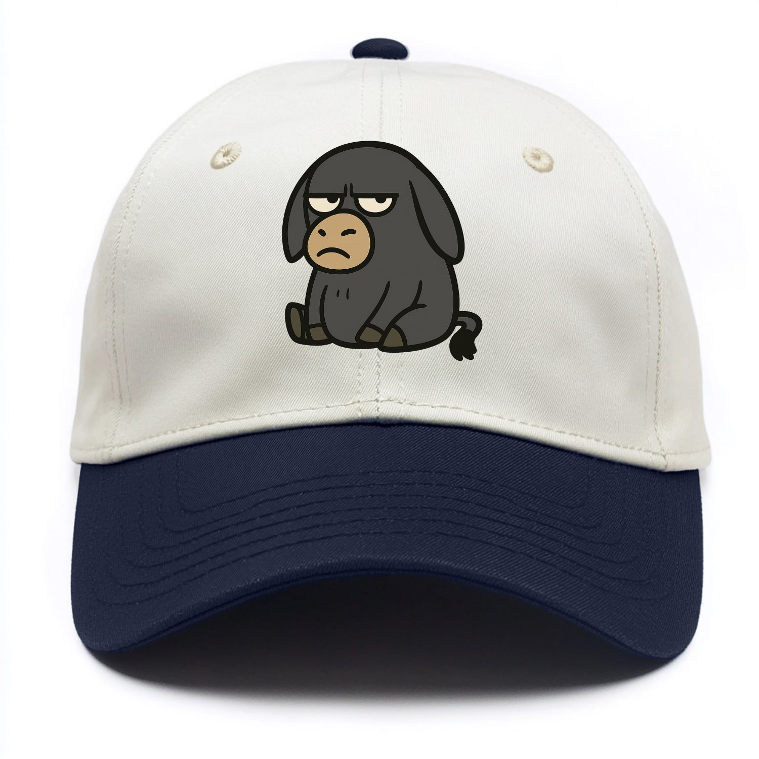 The Donky Judging Silently - Two Tone Cap - Navy