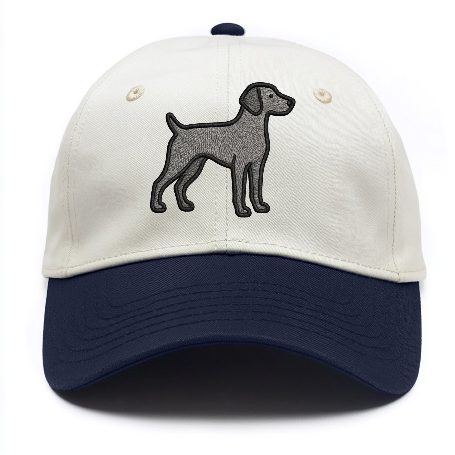 Weimaraner - Trendy gray ghost design wi - Two Tone Cap - Navy