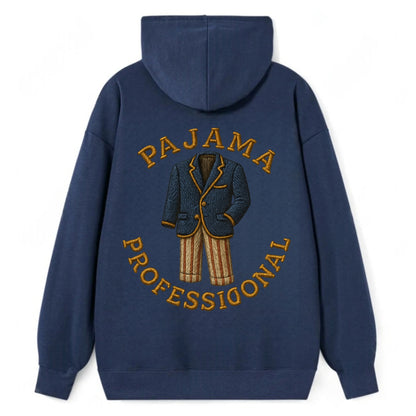 Pajama Professional  - Classic Pullover Hoodie - Navy