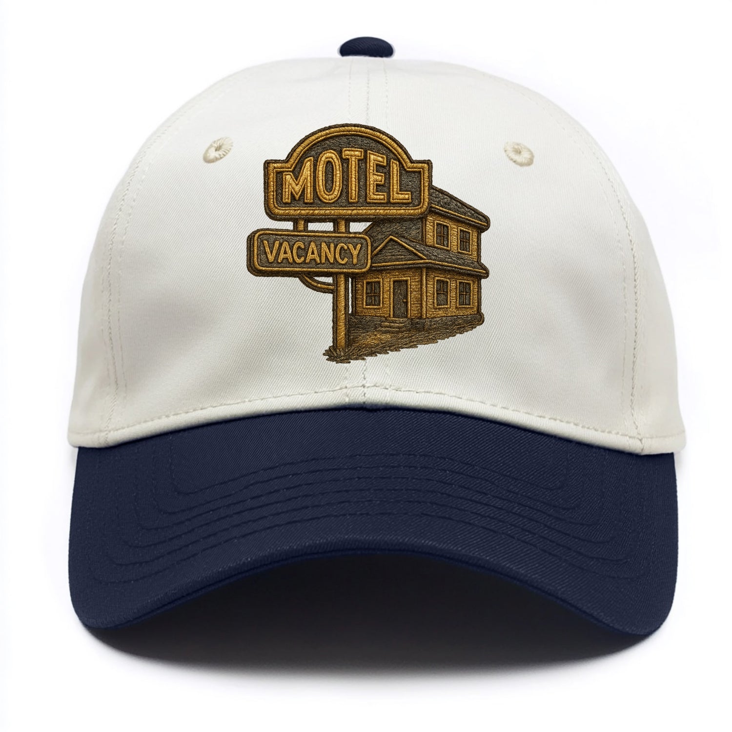 Motel Sign  - Two Tone Cap - Navy