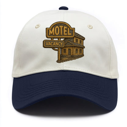 Motel Sign  - Two Tone Cap - Navy