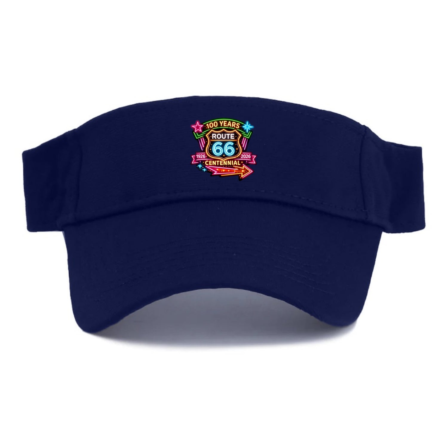 CENTENNIAL BADGE | 100 Years celebration emblem | 1926-2026 dates | Anniversary crest | - Visor - Navy