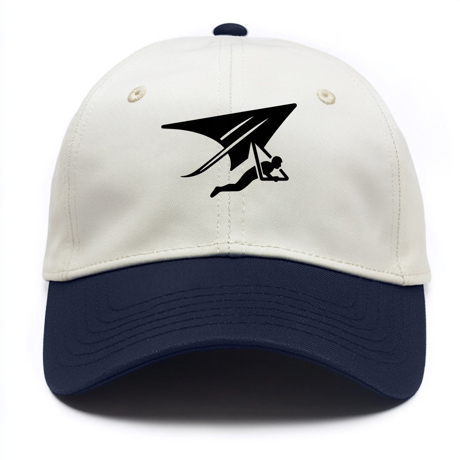 Hang glider soaring - Two Tone Cap - Navy