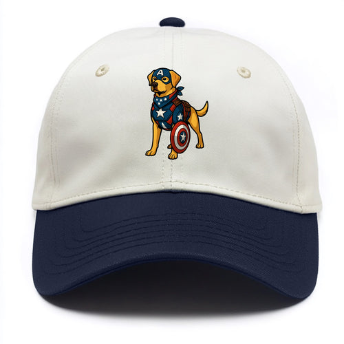 Labrador Captain America  - Two Tone Cap