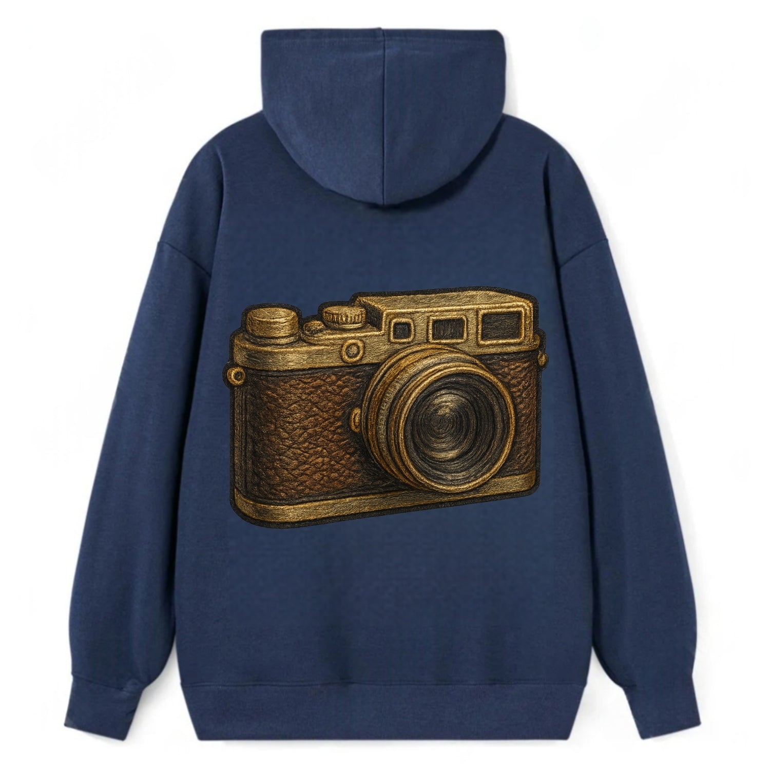 Film Camera  - Classic Pullover Hoodie - Navy