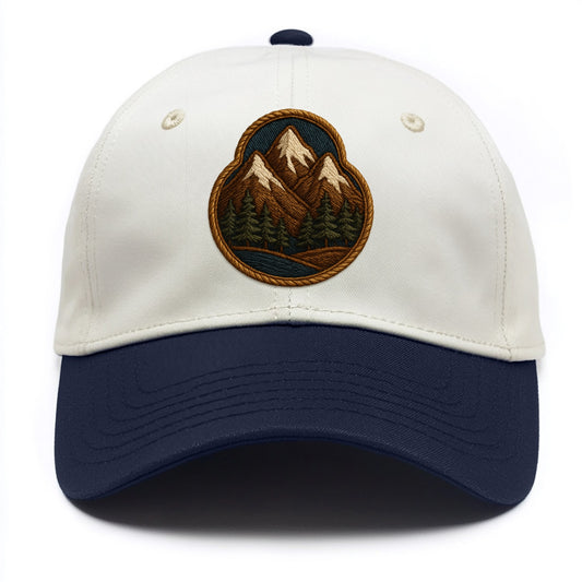 Mountain Range  - Two Tone Cap - Navy