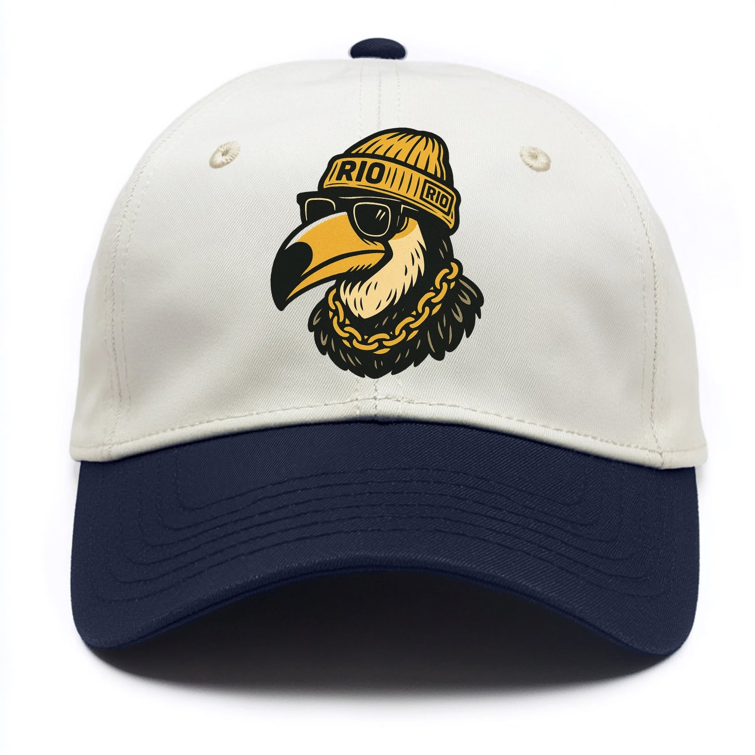 Rio Toucan - Two Tone Cap - Navy