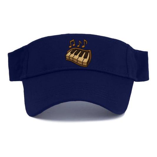 Piano Keys  - Visor - Navy