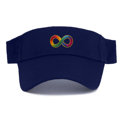 Infinity Symbol  - Visor - Navy