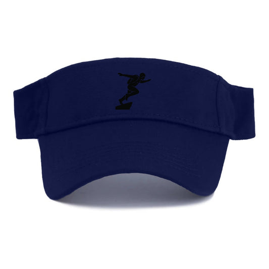 Base jumper launching off - Visor - Navy