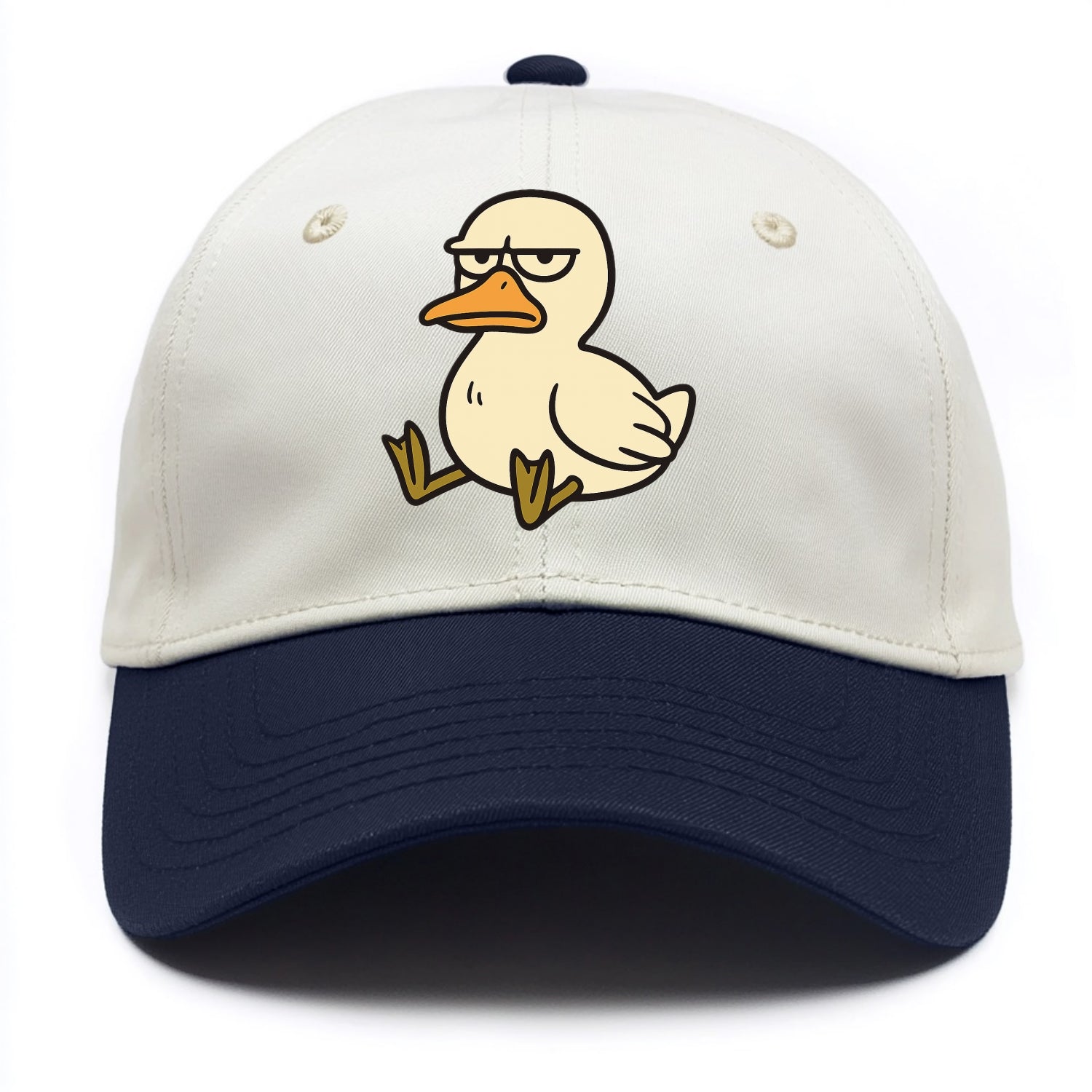 The Duck Judging Silently - Two Tone Cap - Navy
