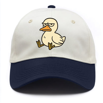 The Duck Judging Silently - Two Tone Cap - Navy