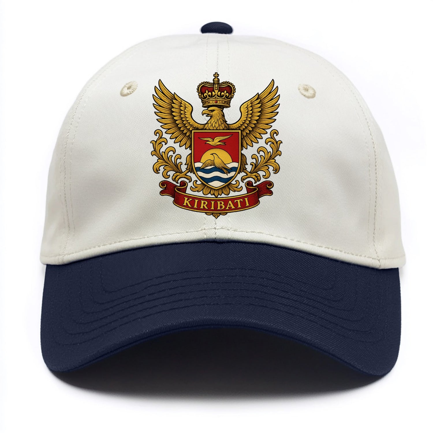 Kiribati Heritage Badge  - Two Tone Cap - Navy