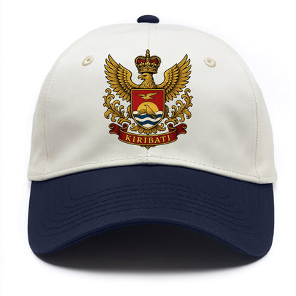 Kiribati Heritage Badge  - Two Tone Cap - Navy