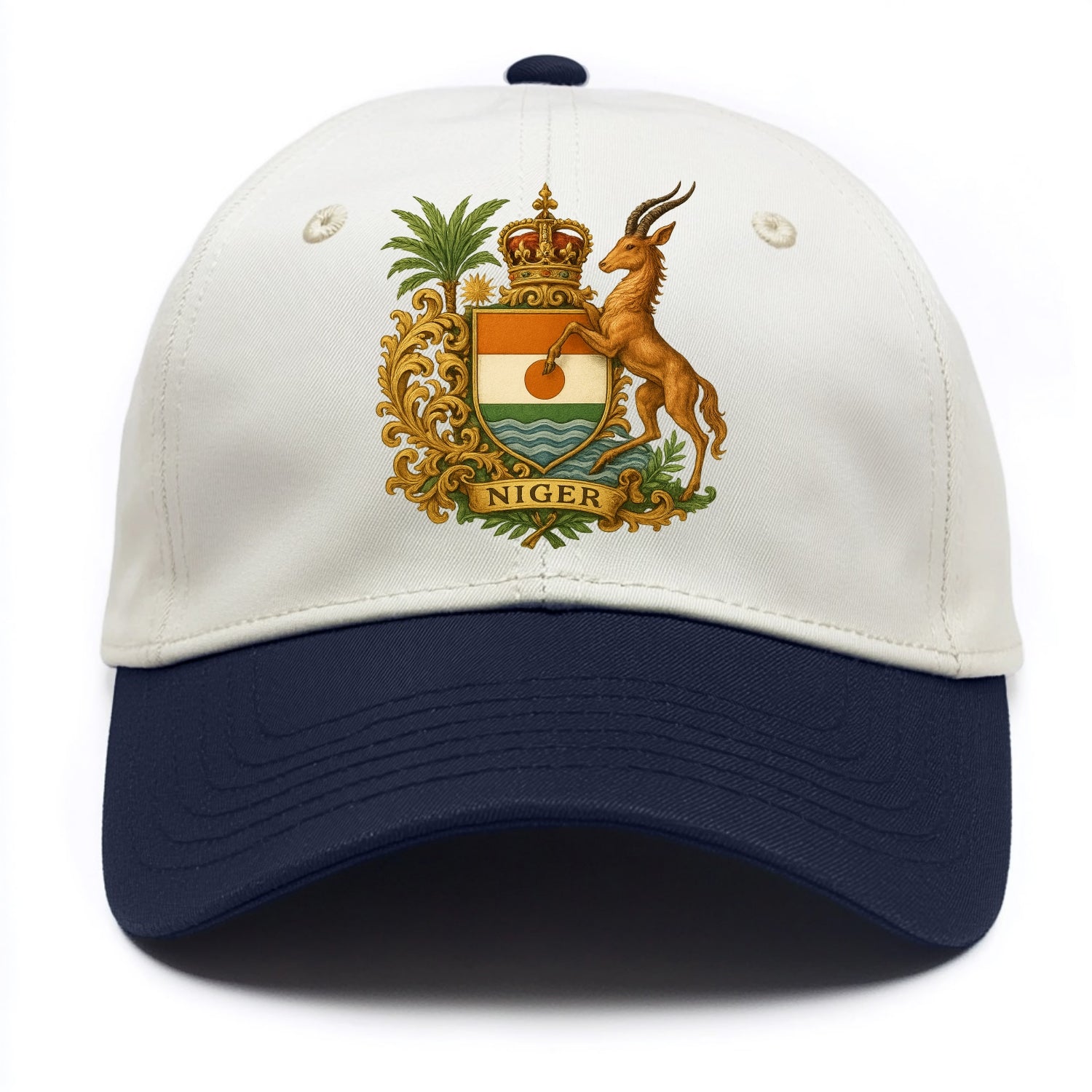 Niger Heritage Badge  - Two Tone Cap - Navy