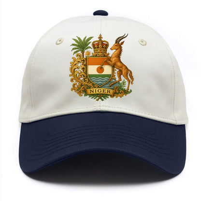 Niger Heritage Badge  - Two Tone Cap - Navy