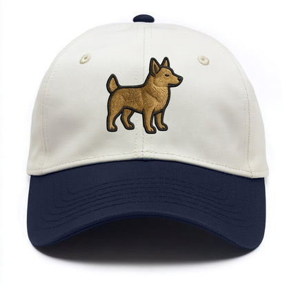 Swedish Vallhund - Contemporary Viking d - Two Tone Cap - Navy