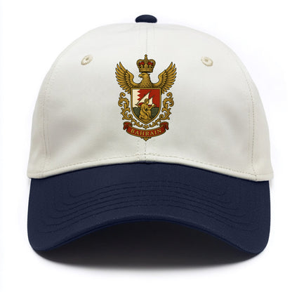 Bahrain Heritage Badge  - Two Tone Cap - Navy