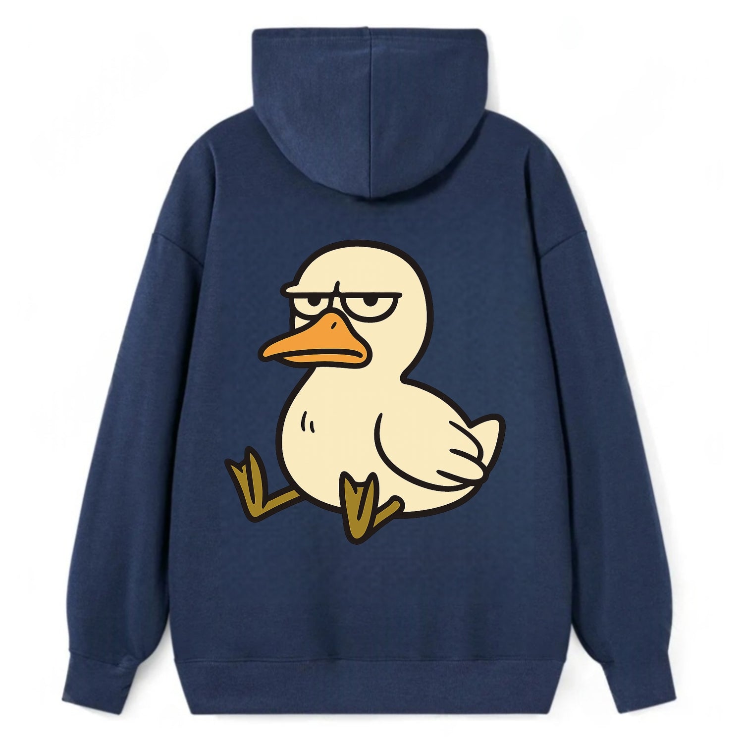 The Duck Judging Silently - Classic Pullover Hoodie - Navy