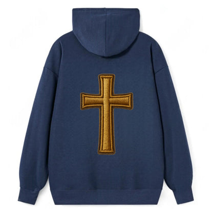 Latin Cross - Classic Pullover Hoodie - Navy