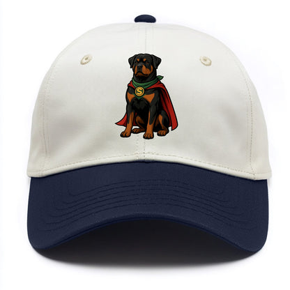 Rottweiler Strong Hero  - Two Tone Cap - Navy