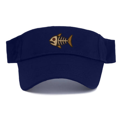 Fish Skeleton  - Visor - Navy