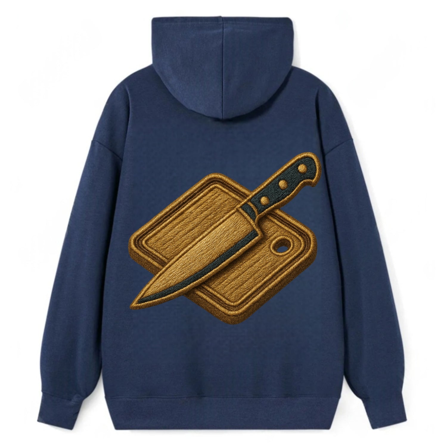 Chef knife with cutting board - culinary enthusiast - Classic Pullover Hoodie - Navy