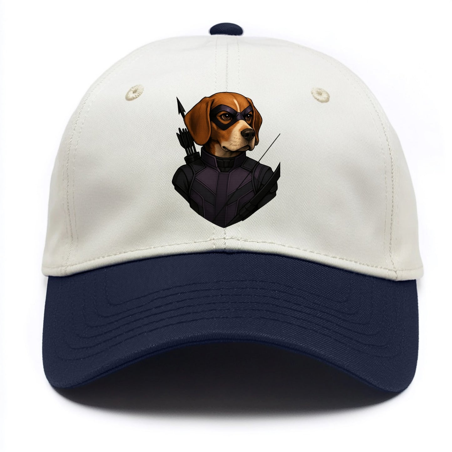 Beagle Hawkeye  - Two Tone Cap - Navy