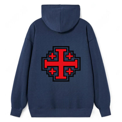Heritage of Faith - Classic Pullover Hoodie - Navy