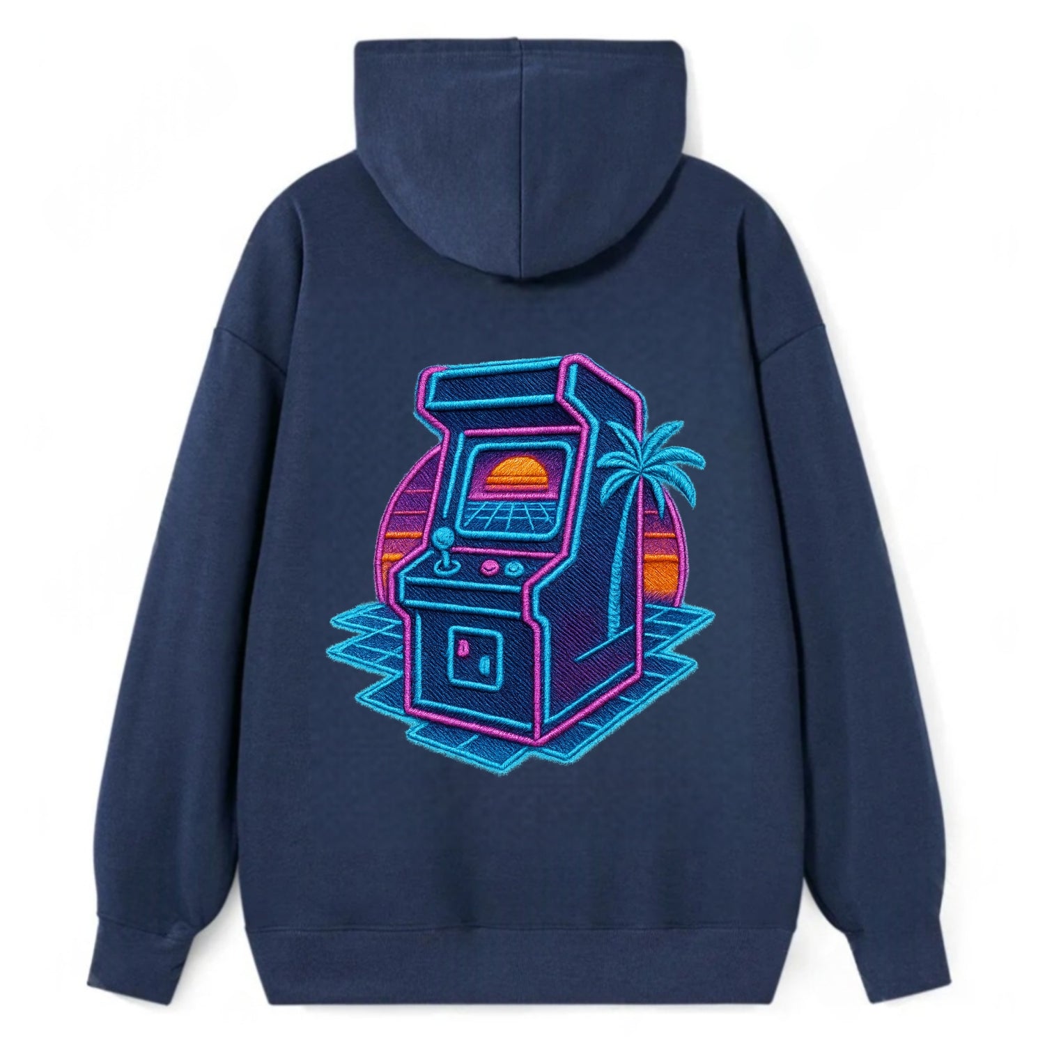 Arcade Machine - Classic Pullover Hoodie - Navy